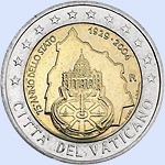 2 euros Vatican 2004